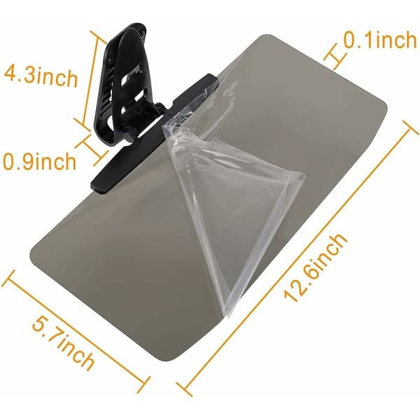 Adjustable Car Sun Visor Extender for All Vehicles with Anti-Glare