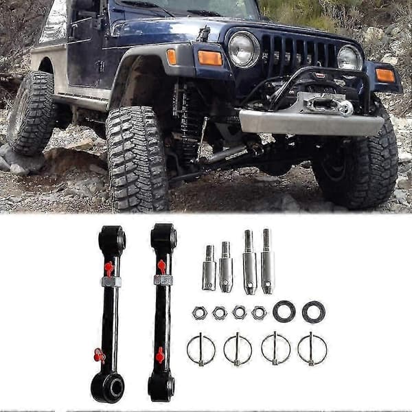 Justerbart snabbkopplingskit för främre krängningshämmare för Jeep Wrangler JK 2007-2018