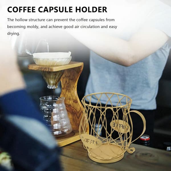 Coffee Capsule Storage Basket, Kitchen Countertop Storage Holder for , , Dolce-Gusto
