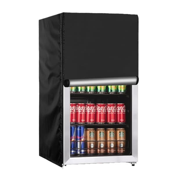 Beverage Refrigerator Cover 20''L x 20''W x 34''H, 3.2 cu ft Beverage Cooler/Mini Fridge
