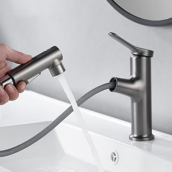 Kitchen Faucet with Spray, Pull-Out Kitchen Faucet, Pull-Out Tap, 3-Way Faucet, Sink Mixer with Spray