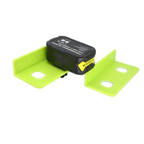 2-pack väggmonterad batterihållare för R-Yobi 18V batteri