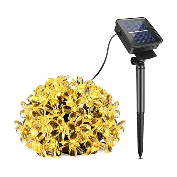 Solar Lights, Cherry Blossoms, Terrace