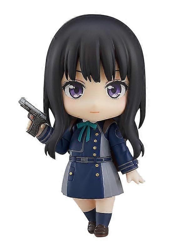 Lakrits Rekyl Takina Inoue Q Version Figur med udskiftelige ansigtsplader og tilbehør