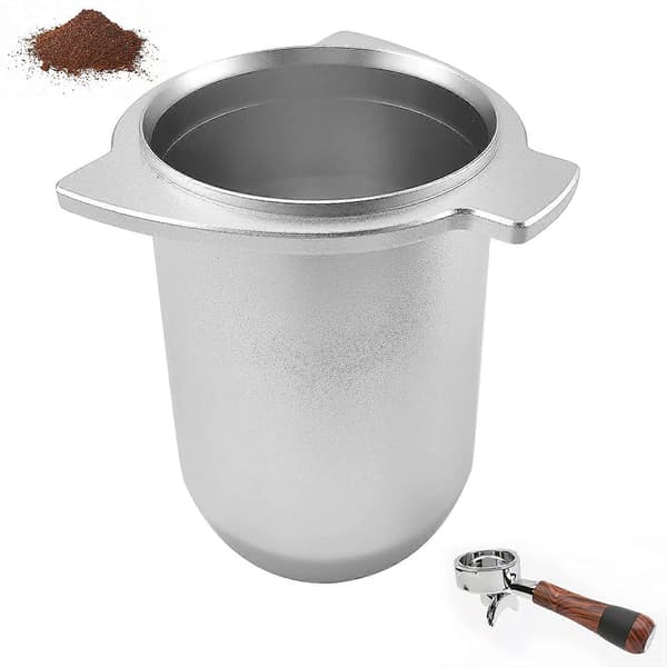 54mm Kaffedoseringskopp Tilbehør Aluminium Metall, Sølv
