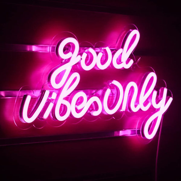 God stemning bare lysreklame rosa LED-ordlysskilt neonlys akryl