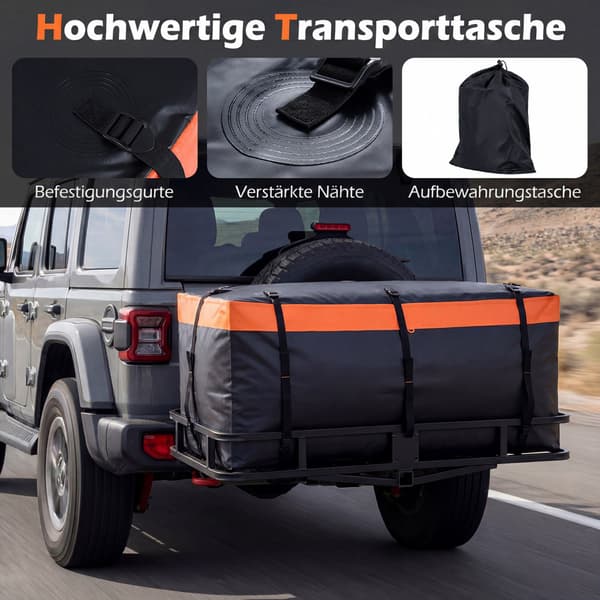 Hitch Cargo Bag, 566L Waterproof PVC, Foldable