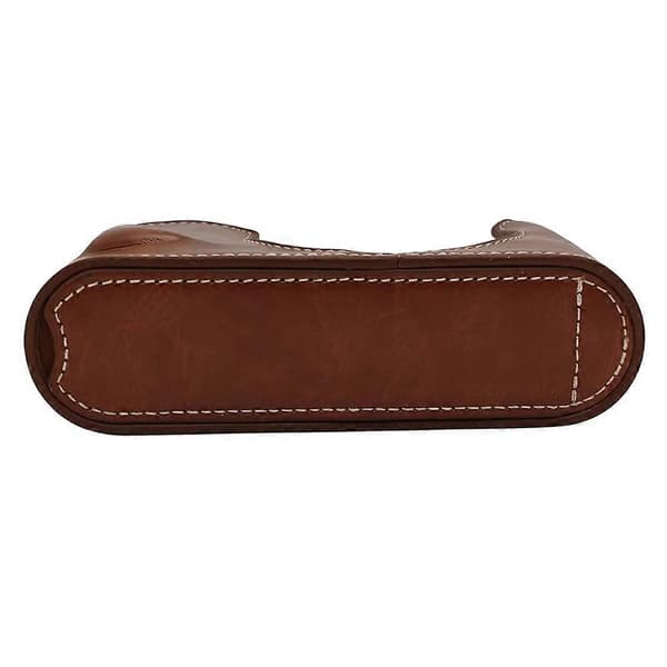 s8M Leather Case for Leica Q3 Camera, Bottom Case, Easy Battery Replacement - Coffee