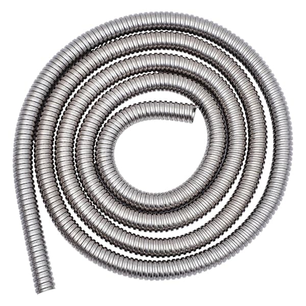3m rustfrit stål metalgevindslange trådkabelbeskyttelse kabelmuffe rør Sølv 3MX20mm Sølv 3000*20mm