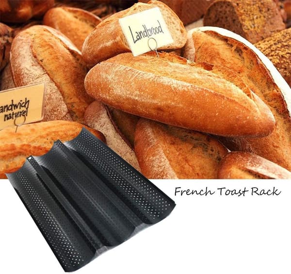 Fransk brødform nonstick perforert bagettform brødform fransk