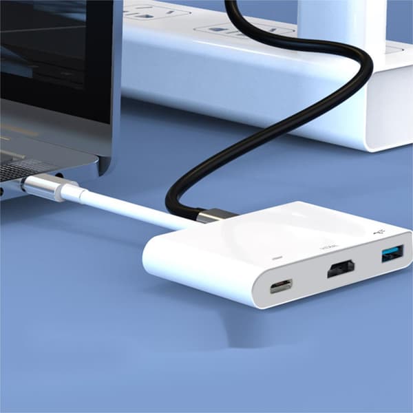 Suitable for Apple mobile phone live screen caster computer same screen playback usbHDMI screen cast adapter screen
