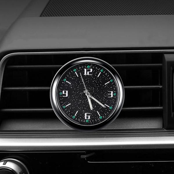 Lysende Auto Ur Mini Bil Luftventil Vandtæt Quartz