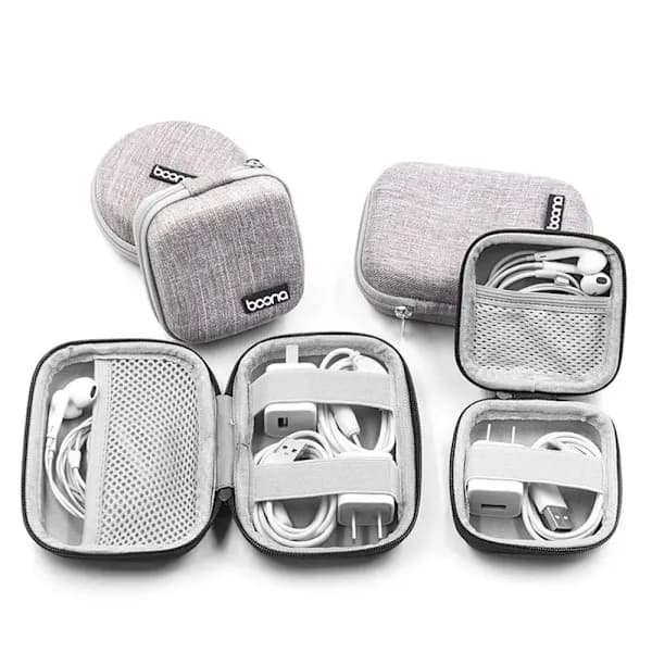 Digital Storage Bag USB Cable Bags GREY STYLE 2 STYLE 2 grey Style 2-Style 2