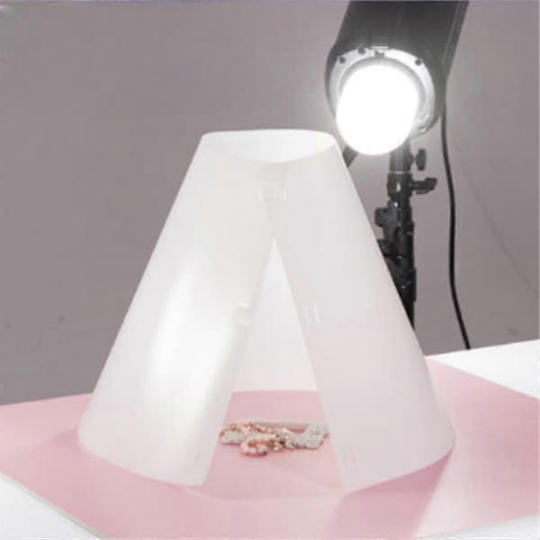 Conical Diffuser Photo Accessory Light Softbox Portable Mounting Props for Jewelry Product Sp