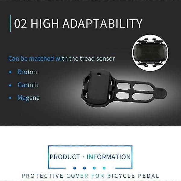 RRSKIT Cykelkadencesensor Etui Silikonebeskyttelse til Garmin Bryton/Magene Kadencesensorer