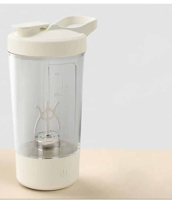 Elektrisk shakerflaska, BPA-fri - Mixerkopp/Shakerkoppar (vit)