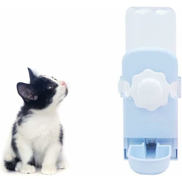 Kattvattendispenser, Kattvattendispenser, Automatisk Hundvattendispenser, Husdjursvattendispenser, 500 ml för Hund Katt Kanin