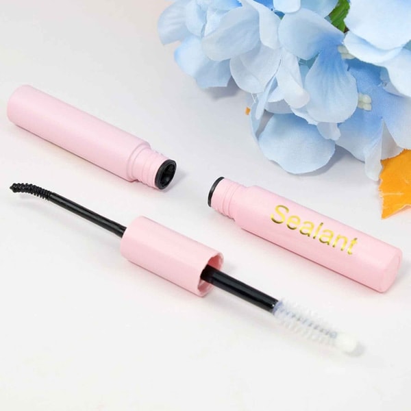 Fransiliima ripsitupsujen pidennyksiin, nauhakiinnitys ja erittäin vahva pito 4ml+4ml Pinkki