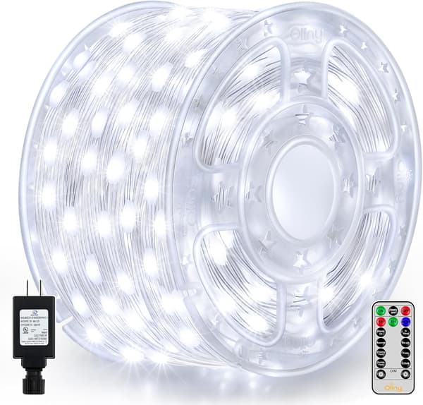 60m 600 LED IP67 Waterproof Outdoor String Lights with Remote Control-FY-