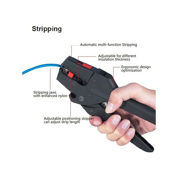 FS-D3 0,08-6 mm2 DIY Self-Adjusting Wire Stripper with High-Quality Tool for Aluminum Copper Wire