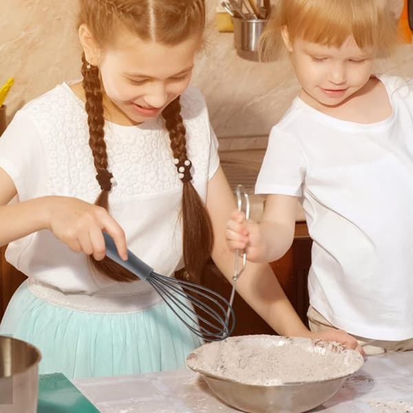 Your Silicone Egg Whisk is Durable, Handheld Whisk for Cream Foam, Non-slip Egg Beater, Silicone Egg Mixer