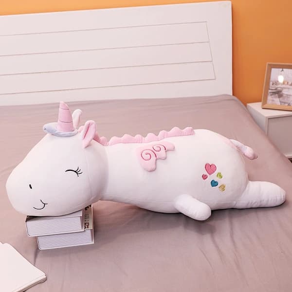LED Unicorn 60 cm Stuffed Animal Lighting, Soft Plush