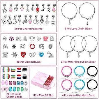 Jewelry Making Kit Luminous Beads Bracelet Set DIY (Type 4)