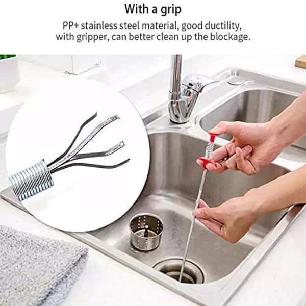 Flexible Grabber Claw Pickup Tool with Claws Bendable Hose Pickup Tool for Litter Picking