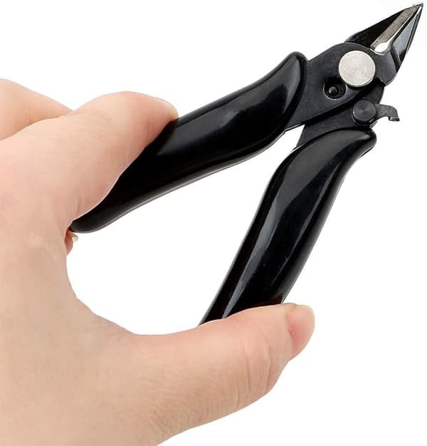 Mini Cable Cutter, Flush Pliers with Lock, Side Cutter, Finely Processed Hand Tool