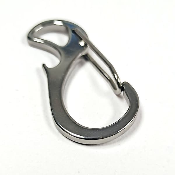 Multifunctional Stainless Steel Keychain, Backpack Hook, Carabiner, Bottle Opener. Durable, Scratch-Resistant, Rust-Resistant