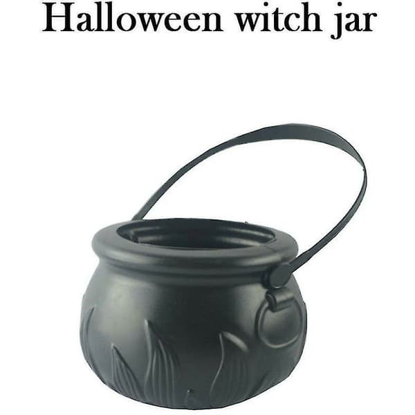 Halloween Witch Cauldron Smoke Fog Machine Led Cauldron Witch Halloween Smoke Device Color Changing Prop