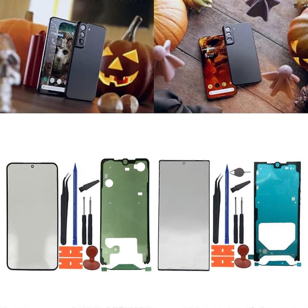 Kompatibel med S22, S22+Plus, S22 Ultra 5G Telefon Front Ydre LCD Touch-Screen Display Glas Linse Touch-Panel Reparationsdele S22 Plus S22 Plus