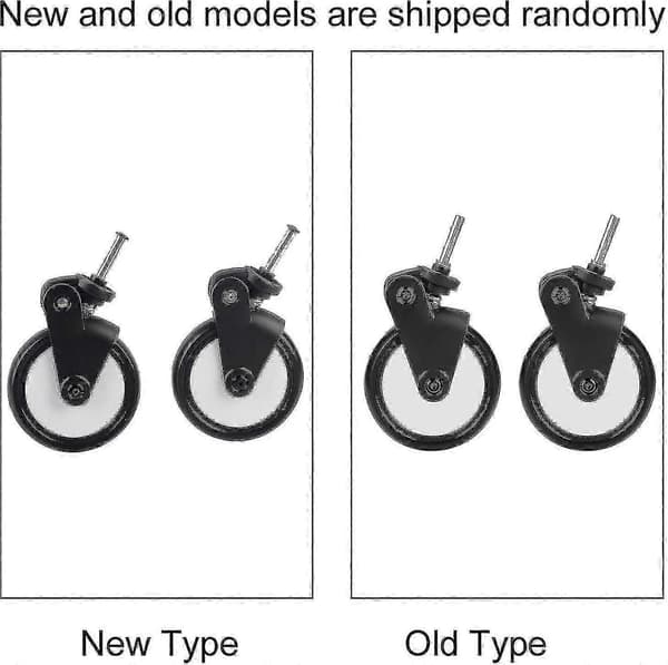 Stroller Wheels, Babyzen Yoyo Rubber Front Wheels, Stroller Accessories Compatible with Yoya Vovo, Stroller with Tools (1 Pair Front) - Good-Goodp