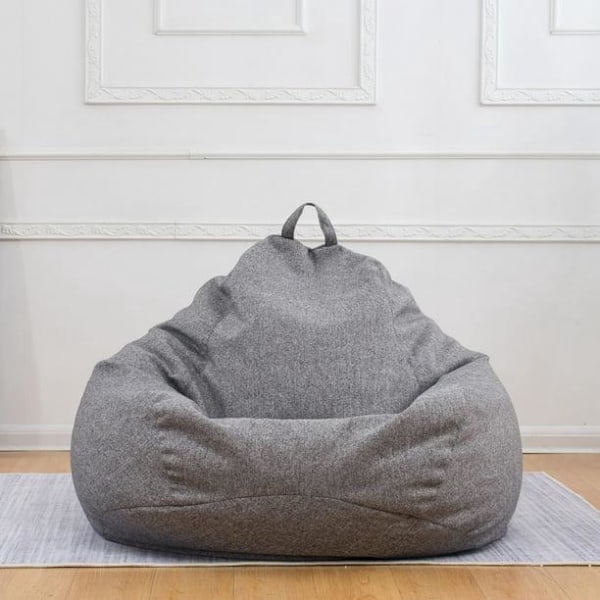 Beanbag sitsstol med avtagbar tvättbar sitssofföverdrag-Bean Bag Stol Cover(utan fyllnadsmedel) Storlek 39,4" x 47,2"