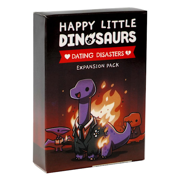 Happy Little Dinosaurs Dating Disasters -lisäosa | Lautapeli | Ikä 8+ | 2–4 pelaajaa | 30–60 minuutin peliaika