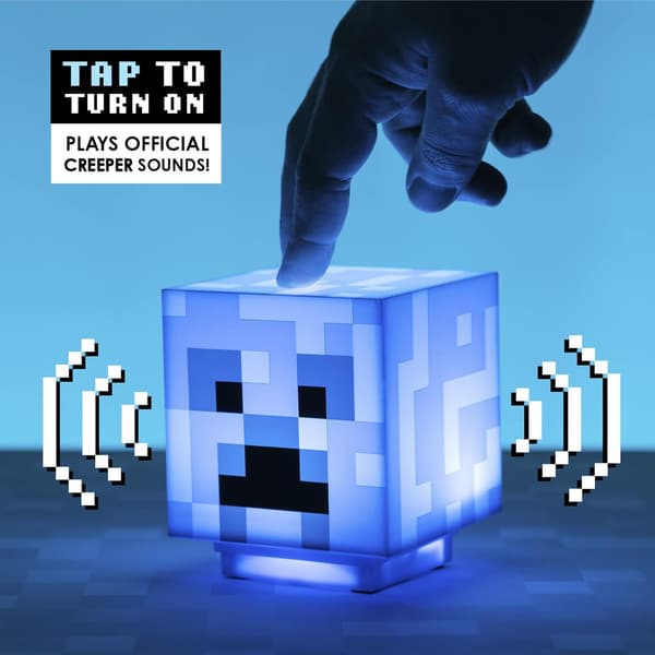 Ladet Creeper-lampe med Creeper-lyd, Polymer