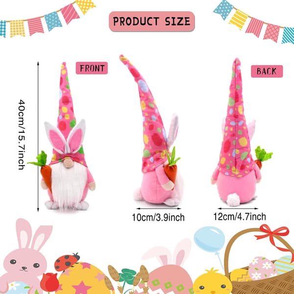 Yoneko Easter Plush Dwarf Rabbit, 1 Easter Plush Doll