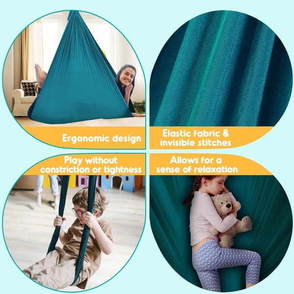 Therapy Swing for Special Needs (Hardware Included) Cuddle Swing Hug Indoor Outdoor Hammock