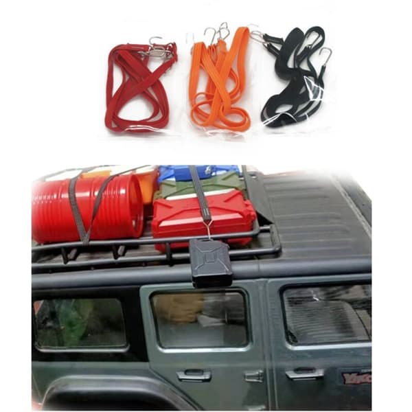 2 stk elastiske takstativtau Dekorer stropp for 1/10 RC Crawler Bil AXIAL SCX10 TRX4 D90 CC01,2
