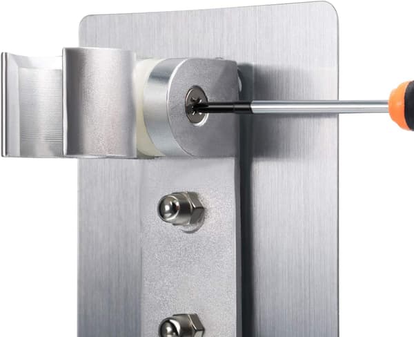 2 stk selvklebende dusjhodeholdere Dusjstangholder