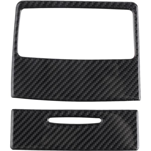 Bilstyling 3D-fiberklistremerke Interiør Bakre Luftventilramme Beskyttelse for - 3-serie E90 E92 E93 2005-2012