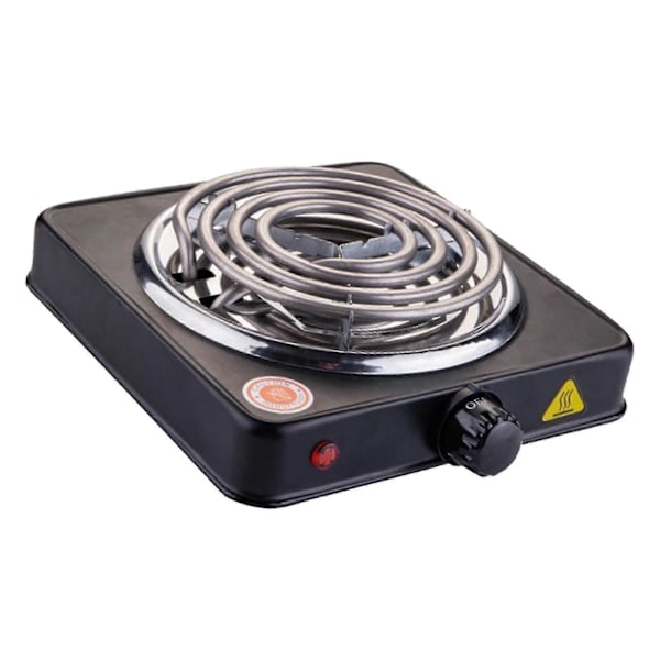 Bärbar Elektrisk Kokplatta med Indikatorlampor Praktisk Spis[YJD]-FS3- Single1000W Black