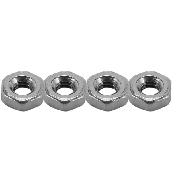 Metrisk fastgørelseselement Din934 100 stk. rustfrit stål M2302 sekskantmøtrikker til bolt