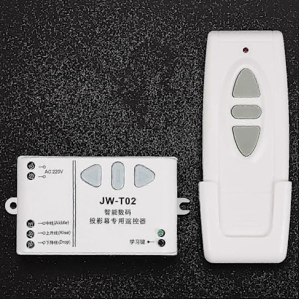 Wireless Remote Control +315/433mhz Front Controller for Electric Projector Screens Electric Curtains