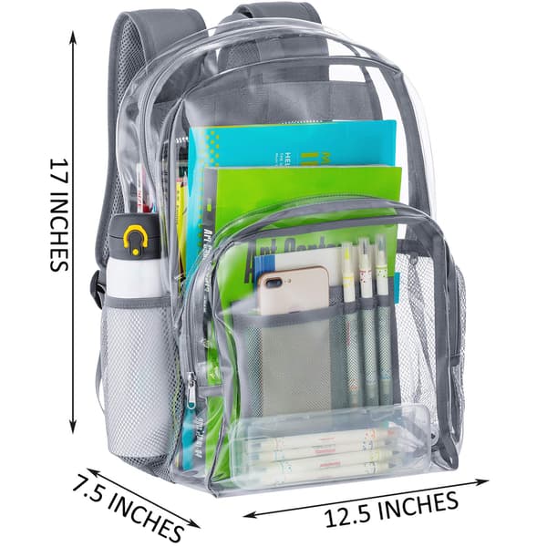 Clear Backpack Heavy Duty PVC Transparent Backpack