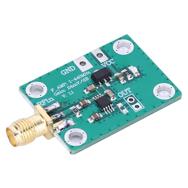 RF Logaritmisk Detektor Kredsløbskort AD8310 1‑440MHz Effekt Tester Måler Elektronisk Komponent