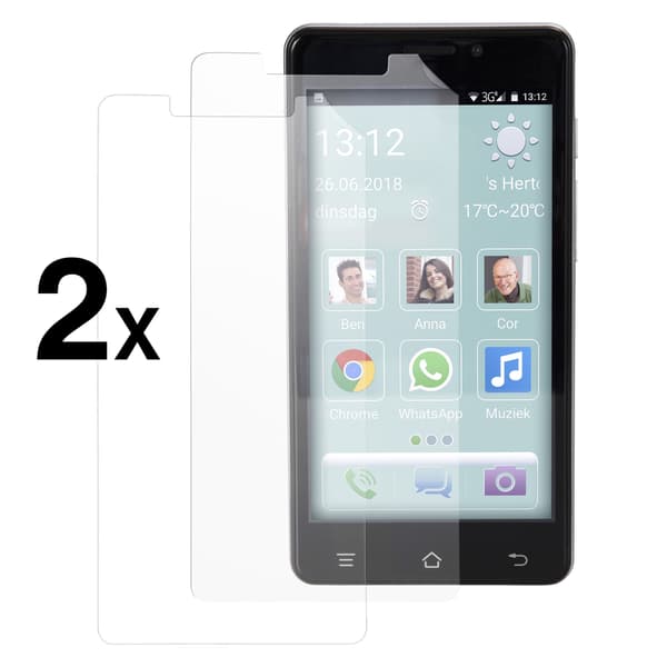 Skærmbeskyttelse til Physic F101 Smartphone, Transparent