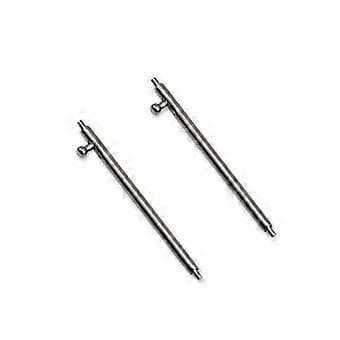 2 pcs 18/20/22mm Stainless Steel Quick Release Watch Band Spring Bar (18mm)