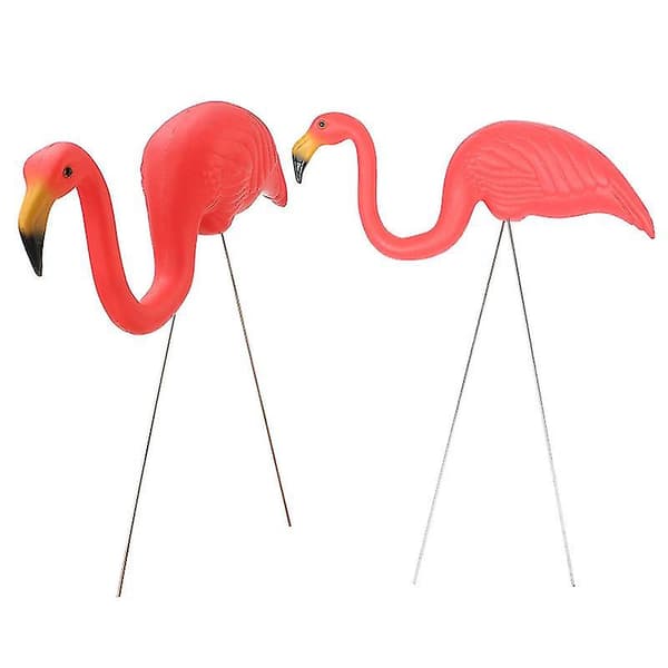 2 stk. Flamingo-ornament