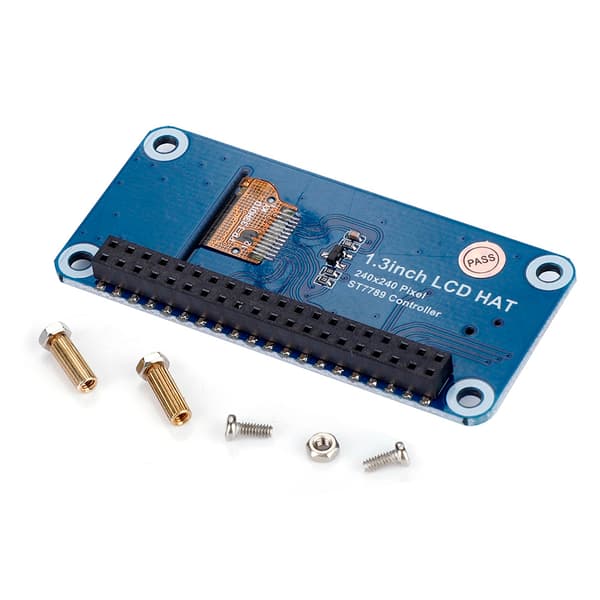 IPS OLED LCD-skjermhatt for Raspberry Pi 3B+/3B/Zero W (1,3 tommer)